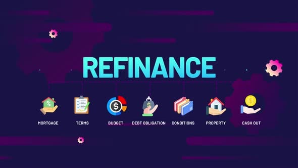 Refinance infographic animation, Backgrounds Motion Graphics ft. loan ...