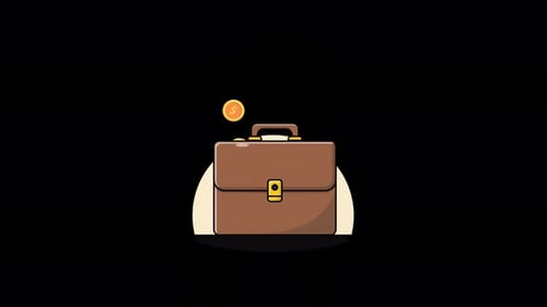 Animationsvideo zum gut bezahlten Jobkonzept - Transparent
