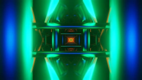 Disco Lights Twirl and Flash in This Neon VJ Loop