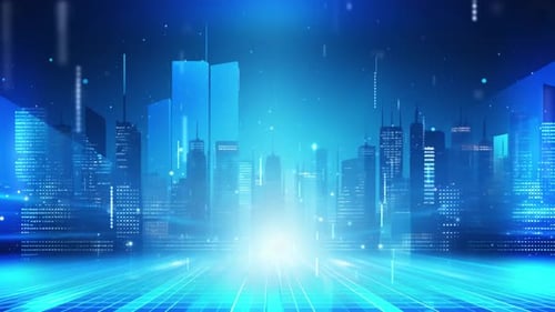 Blue Corporate Background Loop