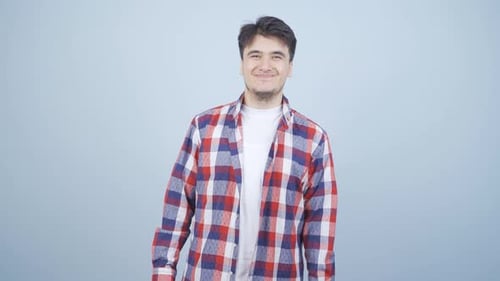 Man smiling at camera