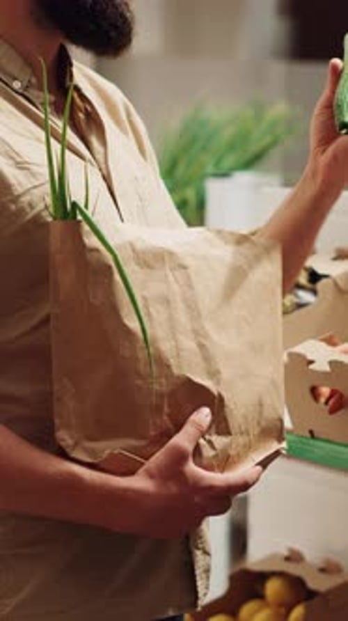 Cliente de Vídeo Vertical con baja huella de carbono Bio Shop