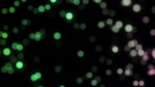 Soft Floating Bokeh Particles Abstract Background