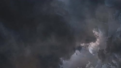 Lightning At Night Time Lapse.