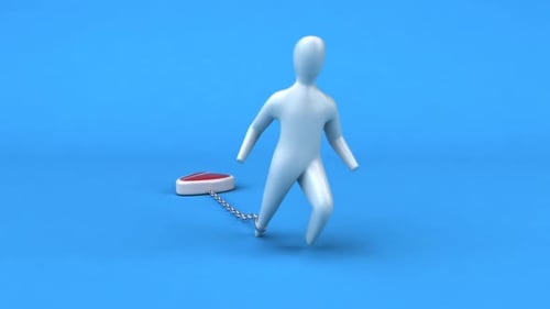 Símbolo de carga: animación 3D