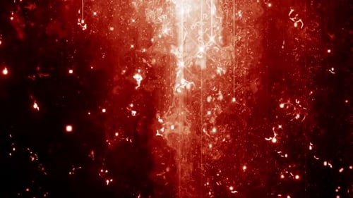 Abstract Fiery Energy Beam Flowing Background