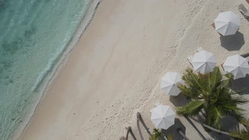 Tropical White Sand Beach at Sunny Day