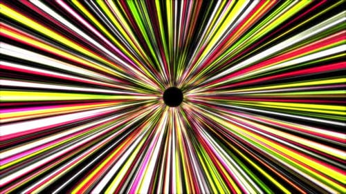 Hypertunnel à vitesse de lumière 4K | Fond cosmique de mouvement