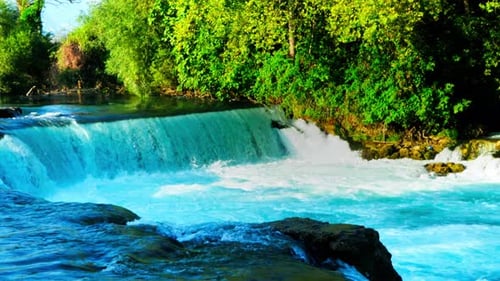 Mini cascade et eau gazeuse