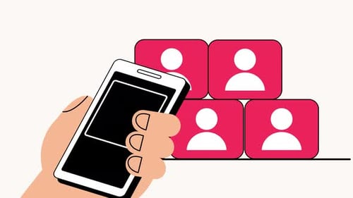 Animated Social Media Network With Messaging Communication