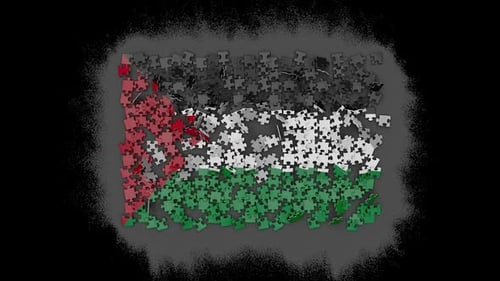 Palestinian Flag Jigsaw Puzzle Art