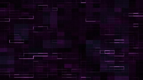 Futuristic Abstract Technology Grid Loop Background