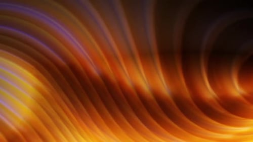 Gelbe Stränge, spiralförmige Strahlen, abstrakt