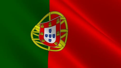Waving Flag of Portugal, Elite Background