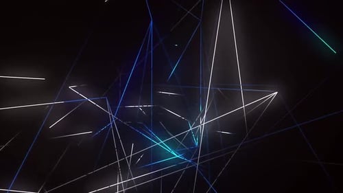Dynamic Abstract Geometric Grid Motion Background Animation
