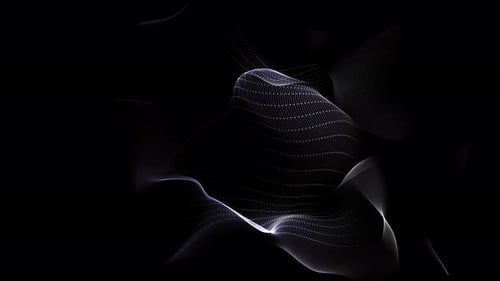 Abstract Fluid Particle Wave Digital Background Loop