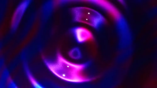 Dynamic Neon Abstract Waves Seamless Loop Background