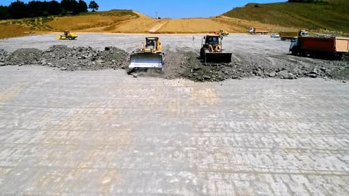 Ground Leveling in Road Construction