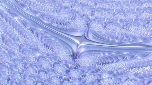 Beau motif de flux de surface ondulé brillant abstrait violet - 4K