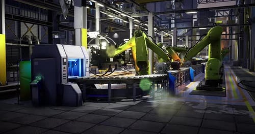 Une chaîne d'assemblage robotique avancée améliore l'efficacité de la fabrication dans l'industrie