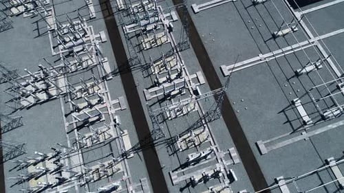 Different Switch Gear at Electricity Distribution Substation