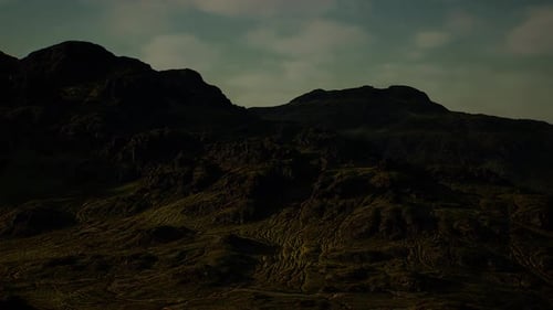 Eruptive Basaltic Surfaces and Crater Textures Evoke Ancient Geology Scenes