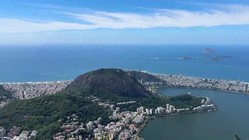 Rio de Janeiro Panorama From Corcovado Viewpoint