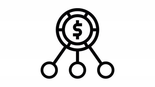 budget line icon animation