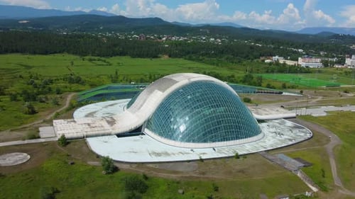 Modern architecture of tbilisi: exploring the parliament building in georgia