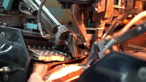 a craftsman handmade a shoe by a close up shot, insert shot