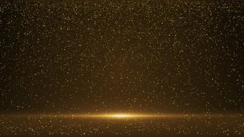 Elegant Golden Particle Dust Awards Event Background