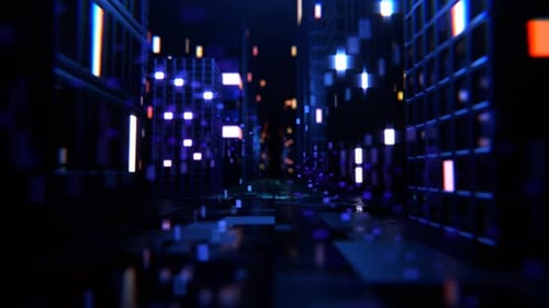 Digital city. Modern urban technologies.