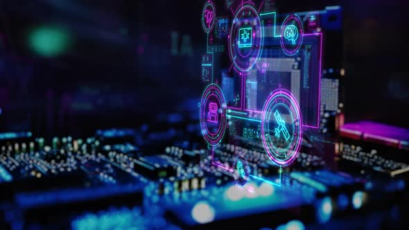 Controlling Systems Using a Microprocessor Infographics in 3D Space ...
