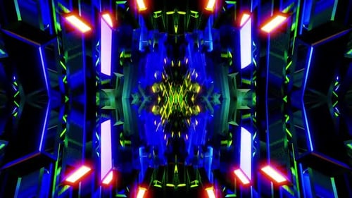 Vj Loop Colored Background Animation For Music HD