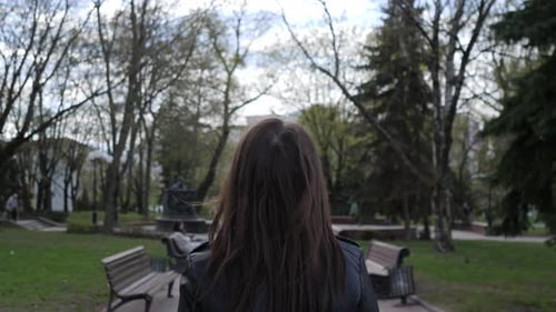 Rear View of a Woman's Head