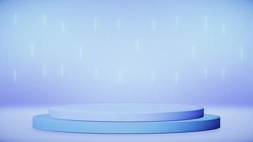 3D Podium Minimal Stage Stylish Minimalistic Design Mock Up for Product
