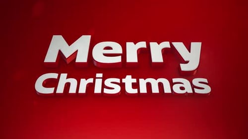 2023 guten Rutsch ins neue Jahr Animation. 3d frohe weihnachten