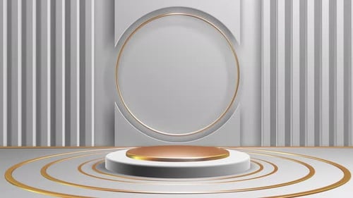 4k Colored Podium Background 3