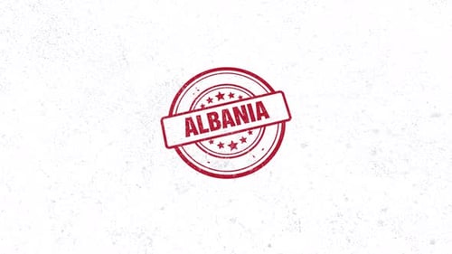 Albania Rubber Stamp