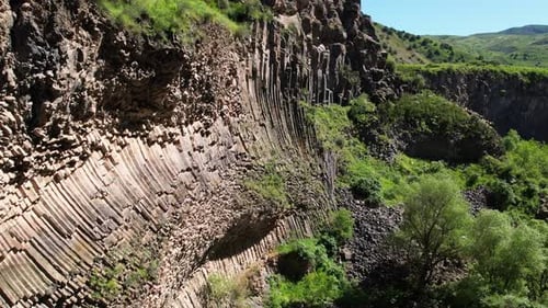 Aerial View of the Armenia Landmarks in