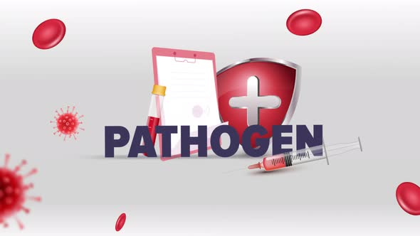 Pathogen Medical Healthcare Concept Animation, Backgrounds Motion ...