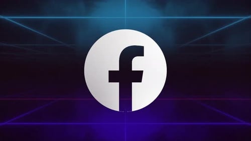 Futuristic Digital Grid Logo Reveal Animation