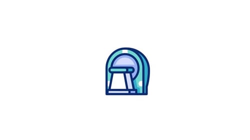 Modern Medical Scanner Animated Icon