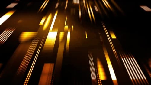 Futuristic Golden Lines Speed Animation Background