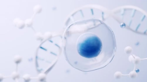 Cell and biological concept background