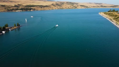 The Boat Leaves The Harbor