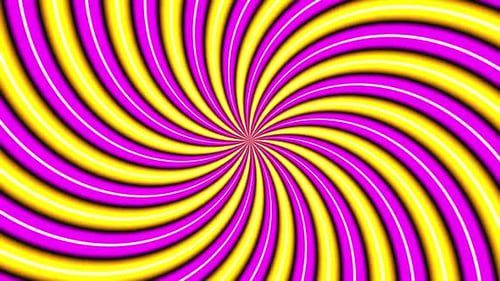 Spiral Pink Yellow Animation Background Video