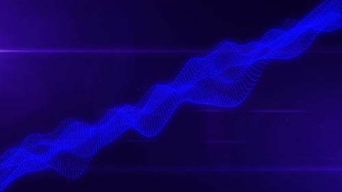 Blauer Technologie-Cyberhintergrund
