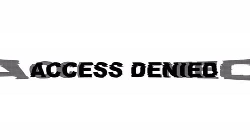 access denied error security restriction forbidden digital glitch suitable for cybersecurity