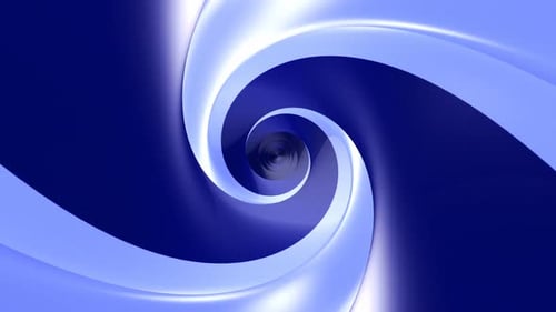 Blue and Light Blue Colors Tunnel Background, Loop